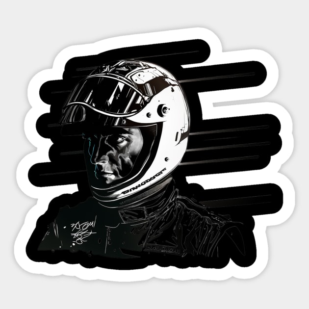 Racing Driver Art Sticker by CPT T's